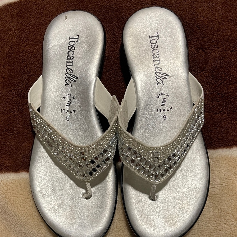 Toscanella Silver Women's Sandals